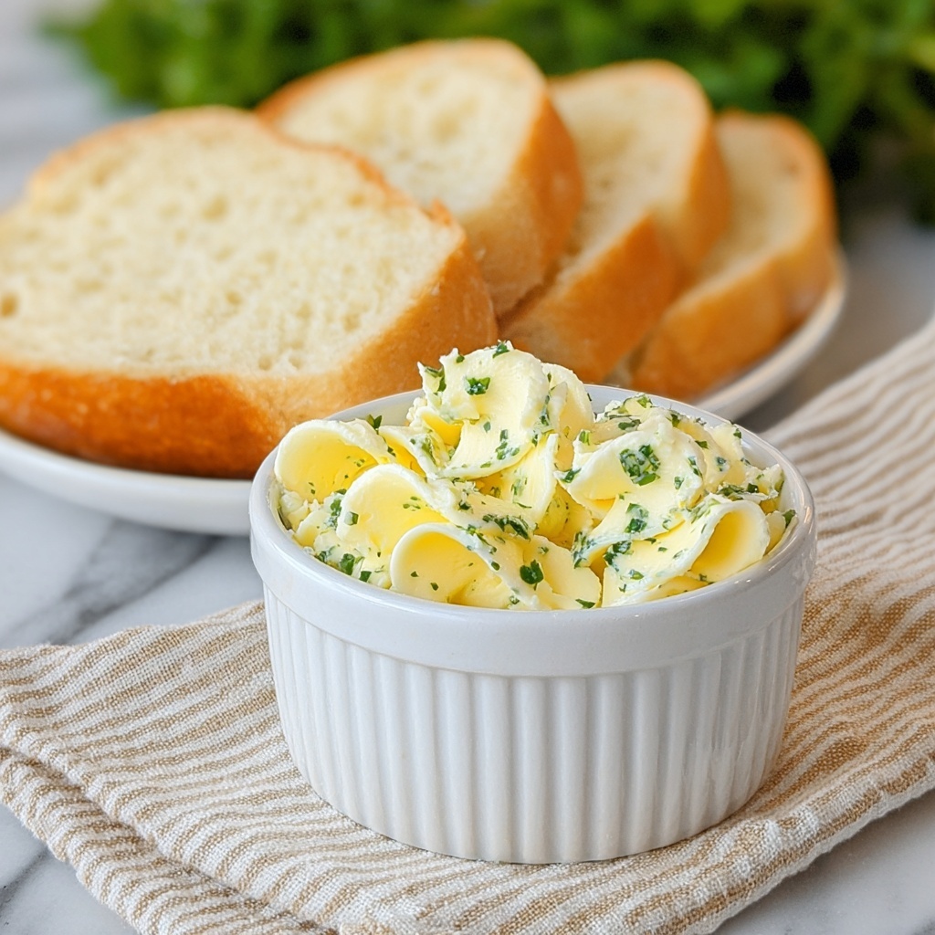 Easy Homemade Garlic Bread Spread Recipe - Recipe Image