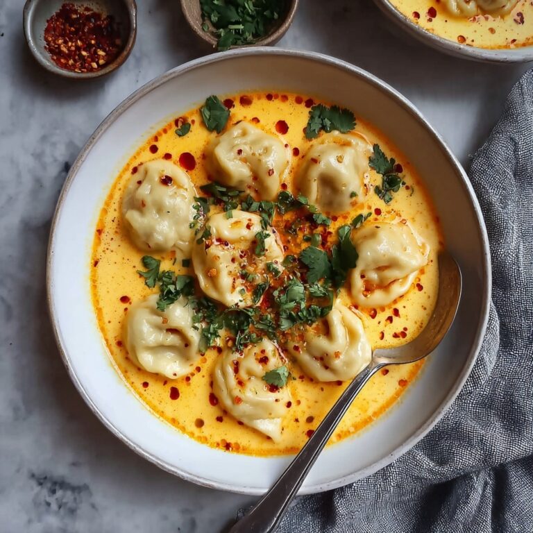 Easy Thai Coconut Curry Dumpling Soup Recipe