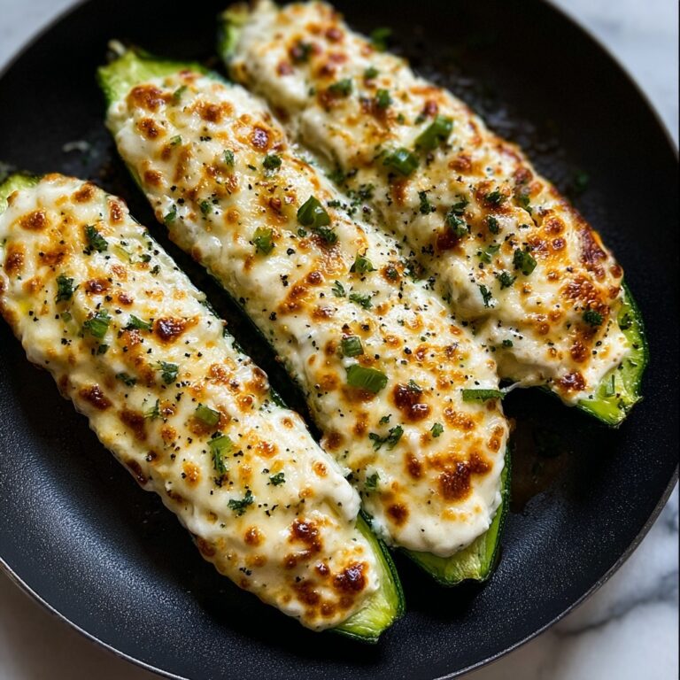 Cheesy Garlic Zucchini Steaks Recipe