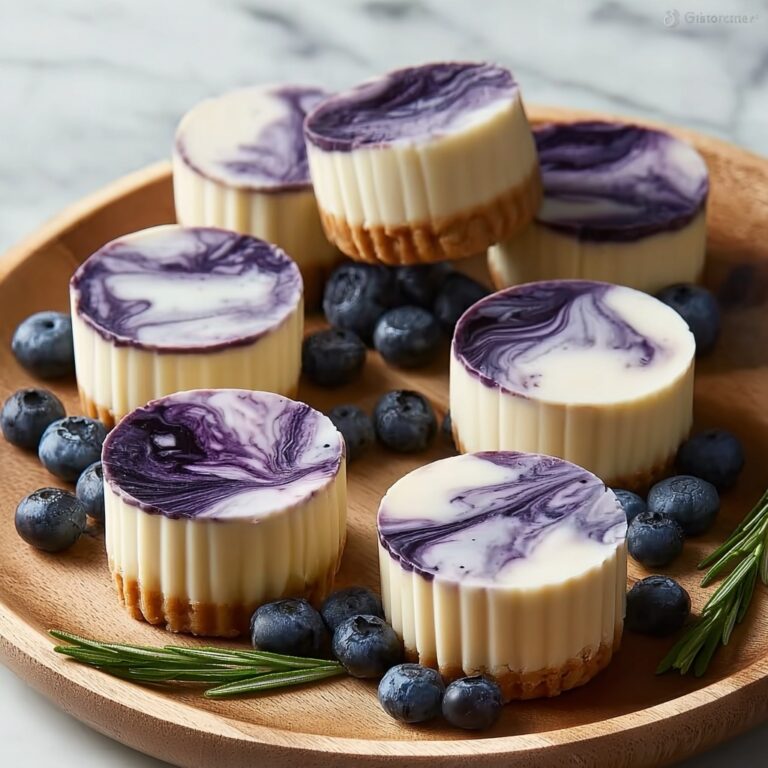 Blueberry Swirl Yogurt Bites Recipe