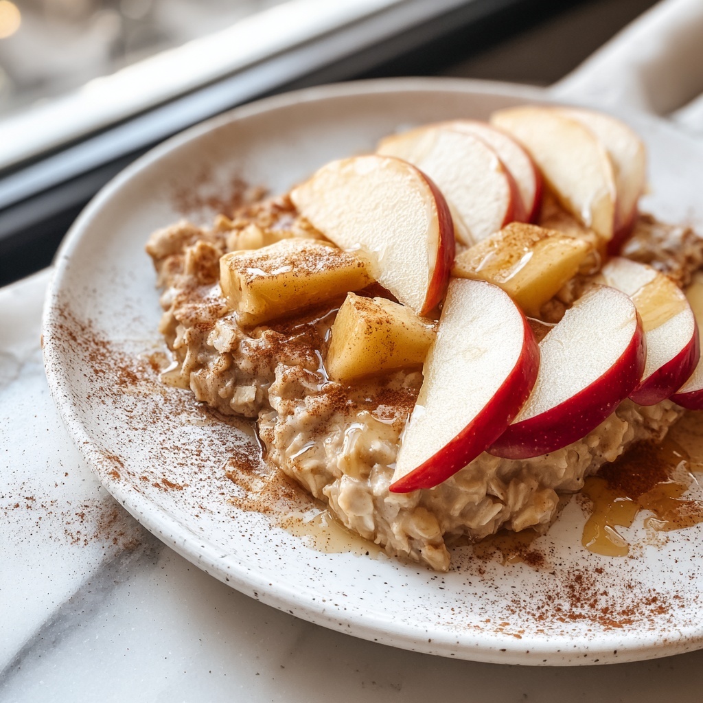 Apple Cinnamon Baked Oatmeal Recipe - Recipe Image