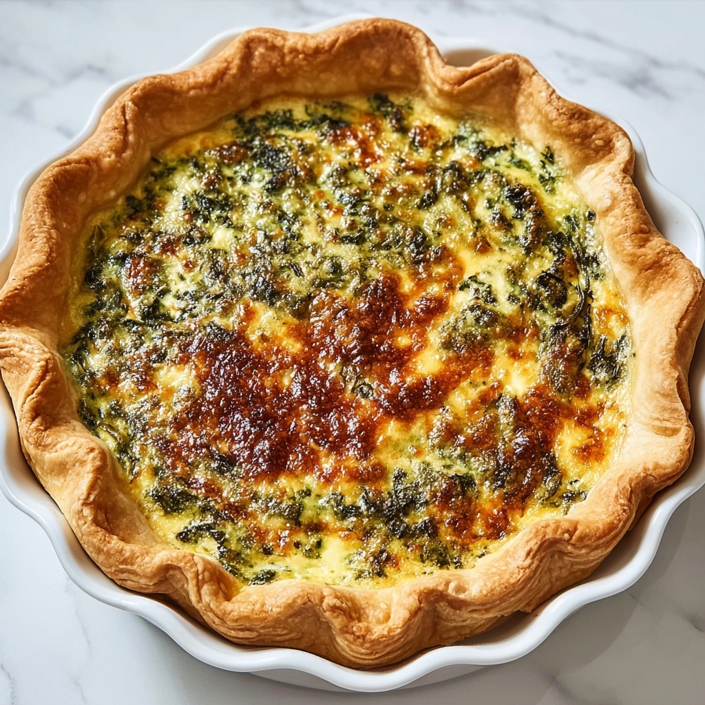 Spinach and Cheese Puff Pastry Pie Recipe - Recipe Image