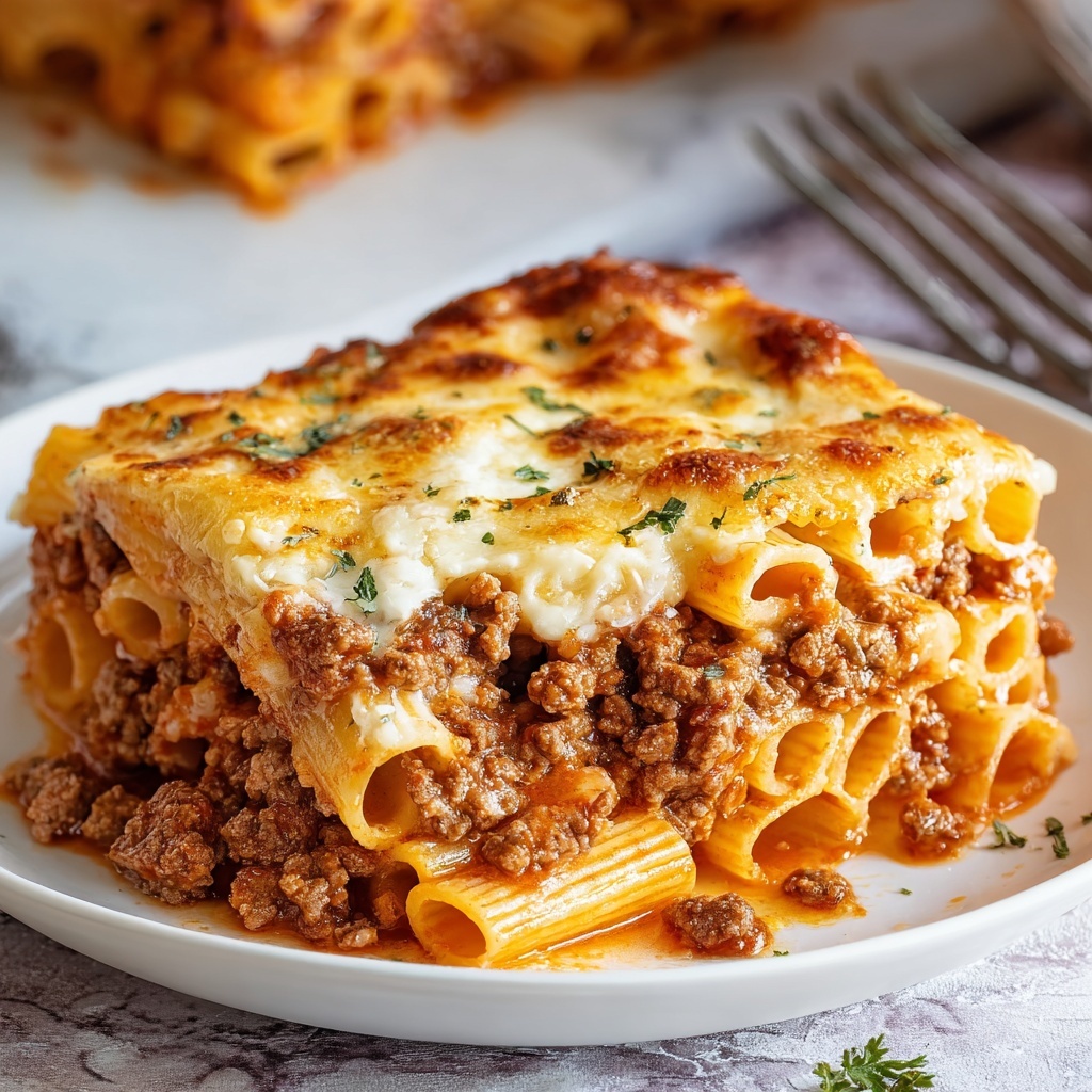 Beef Pasta in Tomato Sauce Recipe - Recipe Image