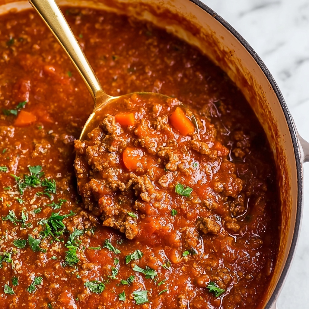 The Best Meat Sauce Recipe - Recipe Image