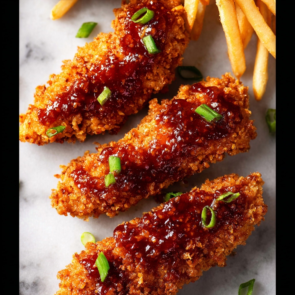Crispy Honey Butter Chicken Tenders Recipe - Recipe Image