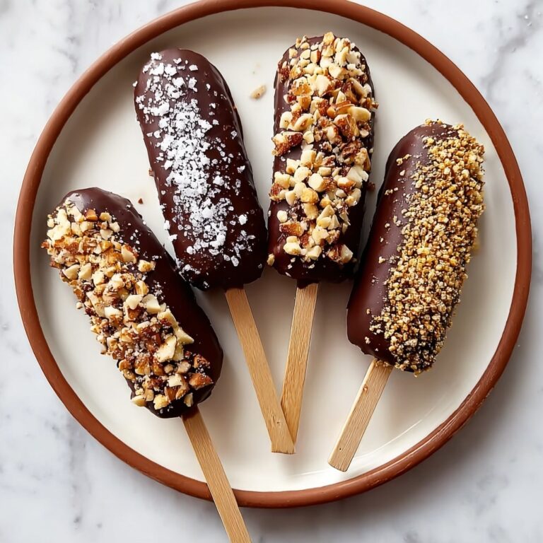 Chocolate Covered Banana Pops Recipe