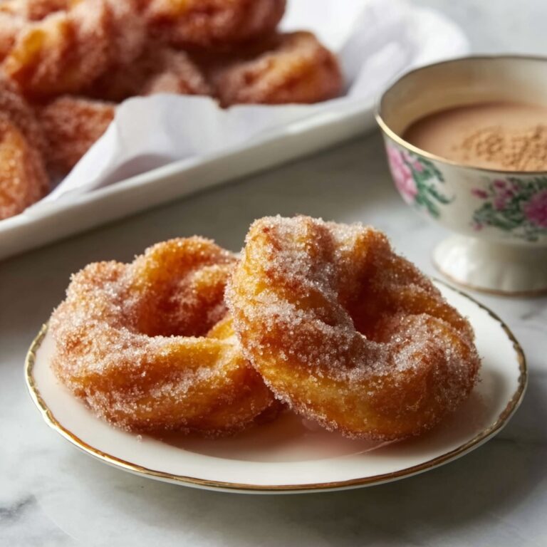 Cinnamon Sugar Twist Doughnuts Recipe