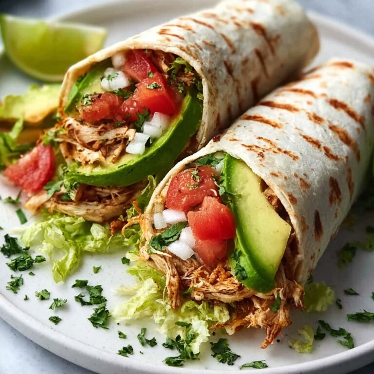 Chicken Avocado Ranch Burritos Recipe
