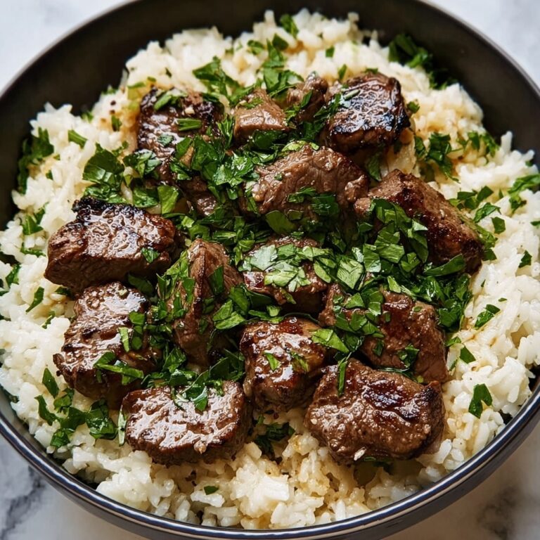 Honey Garlic Butter Steak and Rice Skillet Recipe