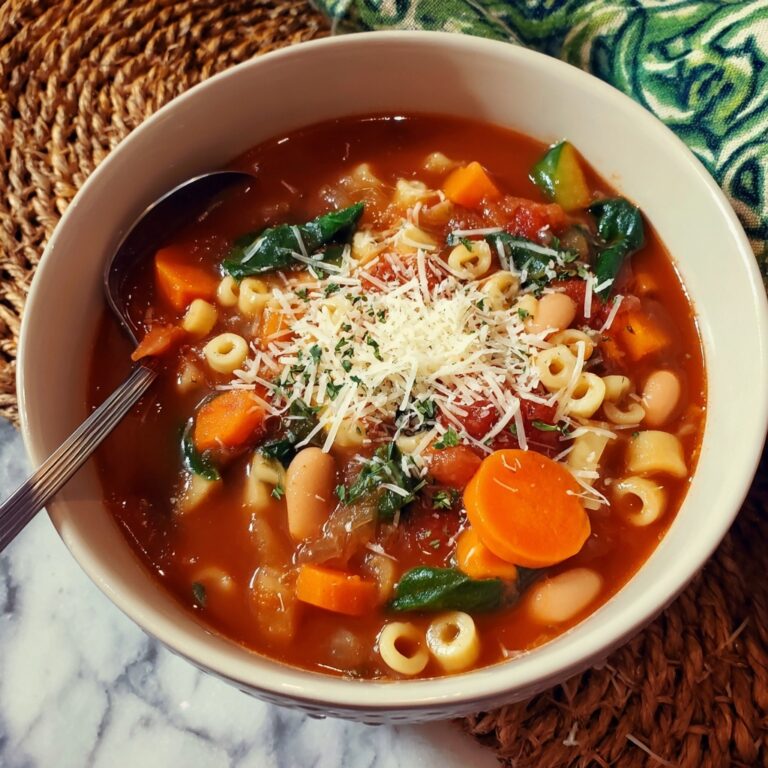 Hearty Vegetable Minestrone Soup Recipe