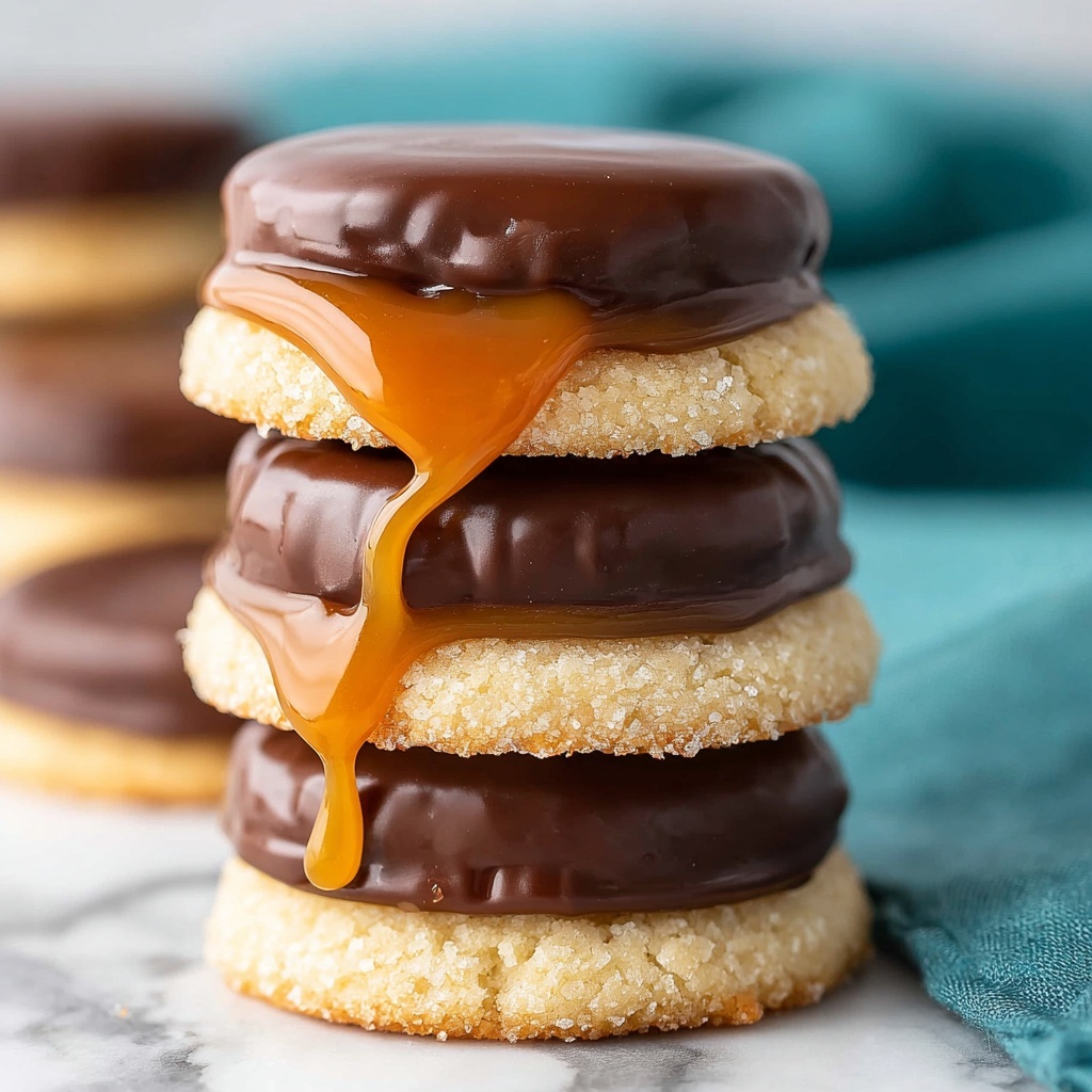 Homemade Twix Cookies Recipe - Recipe Image