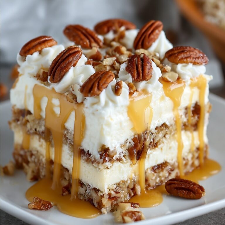 Butter Pecan Praline Poke Cake Recipe