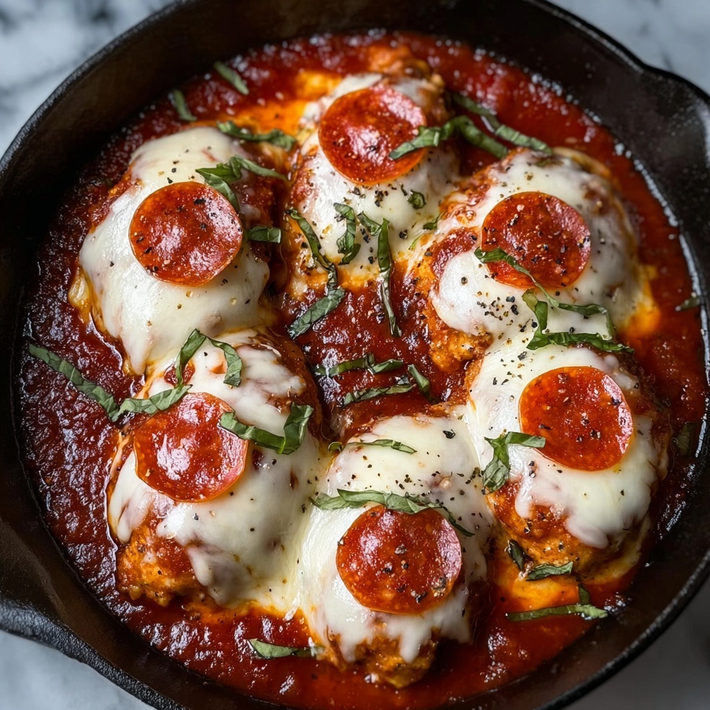 Skillet Pizza Chicken Recipe - Recipe Image