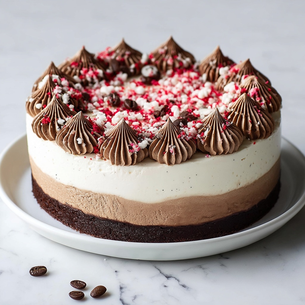 Vegan Mocha Cheesecake (No-Bake) Recipe - Recipe Image