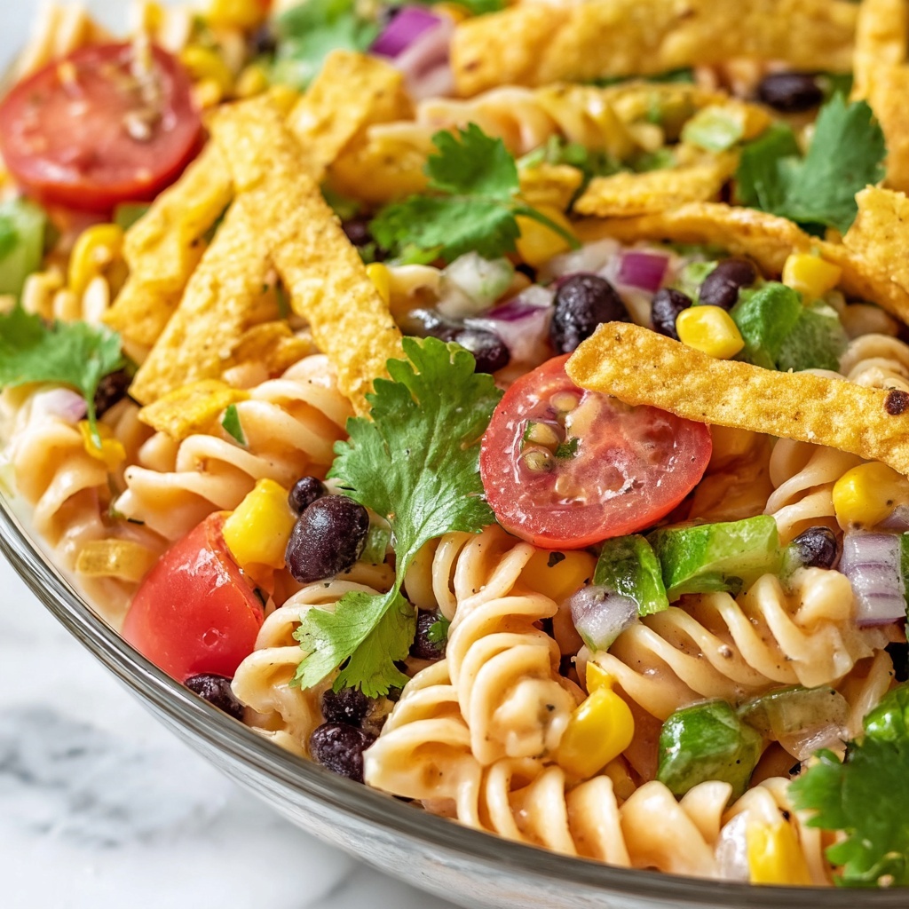 Ranch Taco Pasta Salad Recipe - Recipe Image