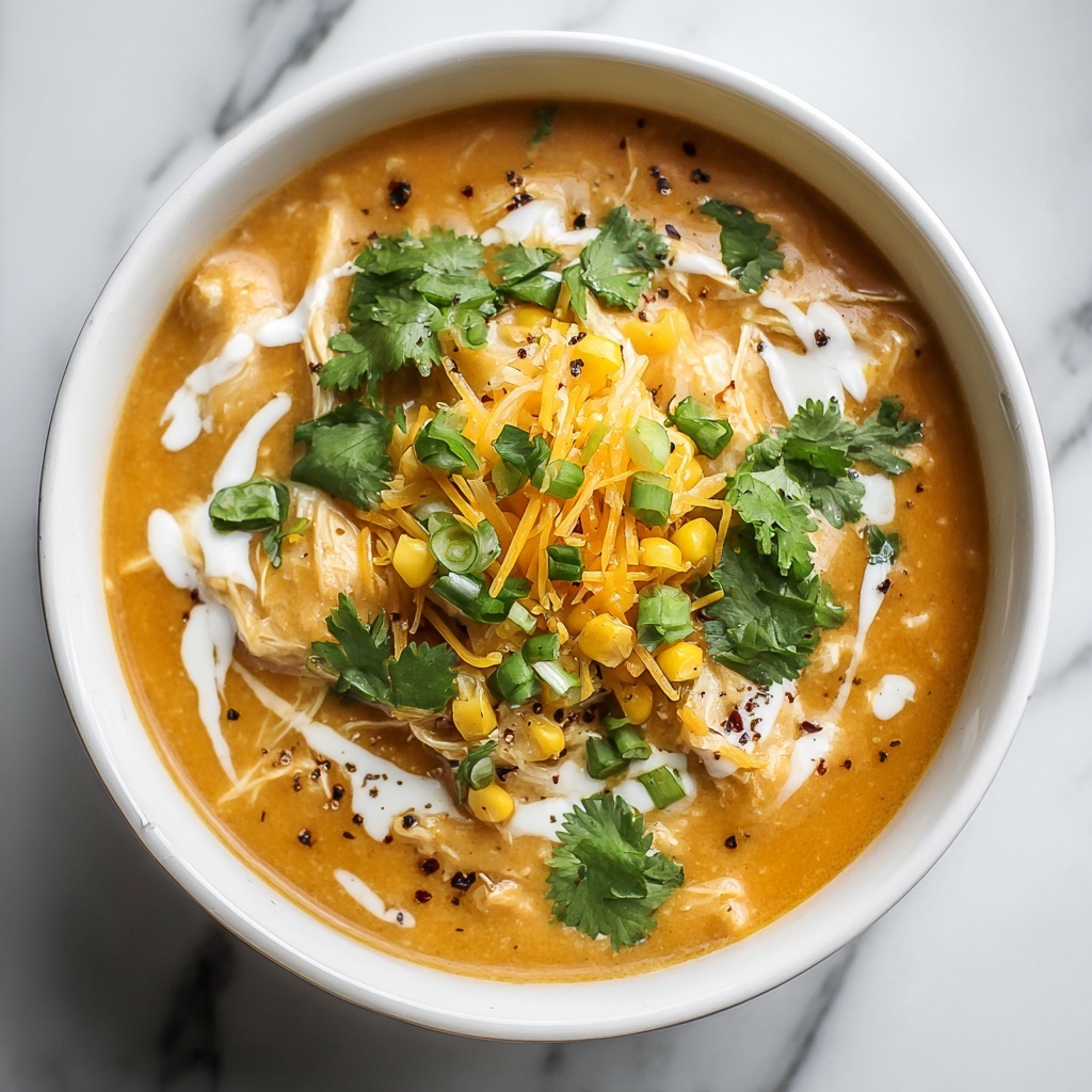 Creamy Chicken Enchilada Soup Recipe - Recipe Image