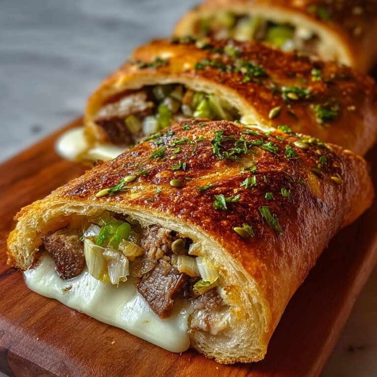 Philly Cheesesteak Stromboli Recipe