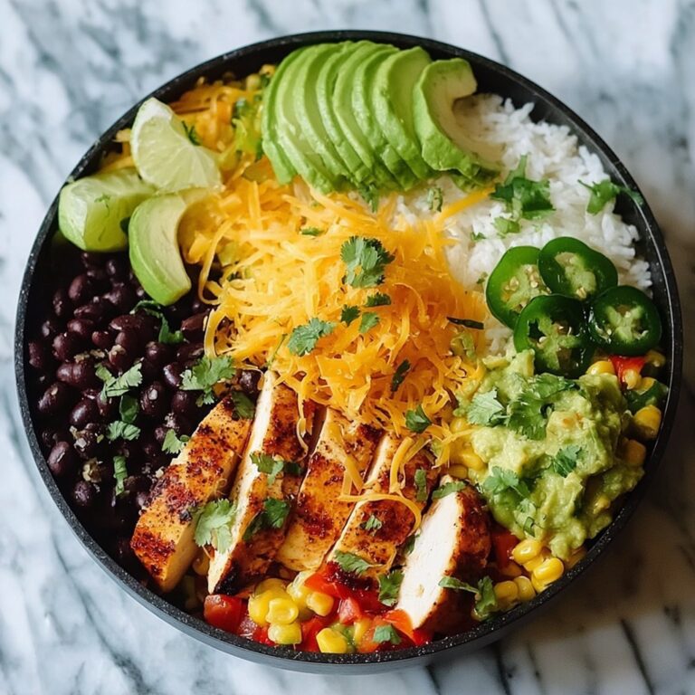 One Pan Chicken Burrito Bowl Recipe