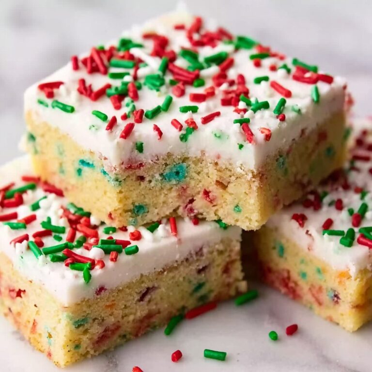 Christmas Sugar Cookie Bars Recipe