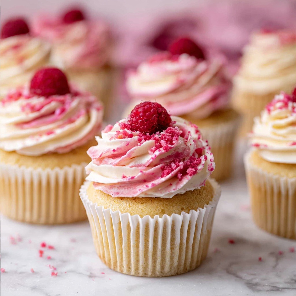 Vegan Raspberry Cupcakes Recipe - Recipe Image