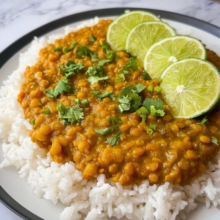 Red Lentil Coconut Dal Recipe