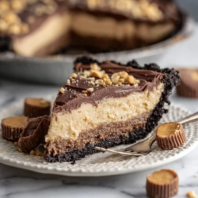 Peanut Butter Cup Chocolate Pie Recipe
