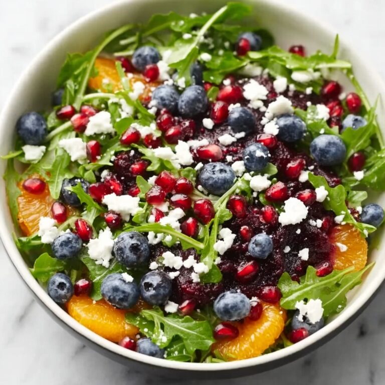 Cranberry Blueberry Salad with Blueberry Balsamic Dressing Recipe