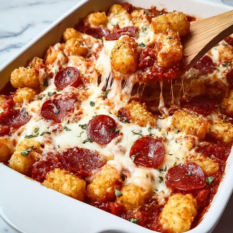 Tater Tot Pizza Casserole Recipe