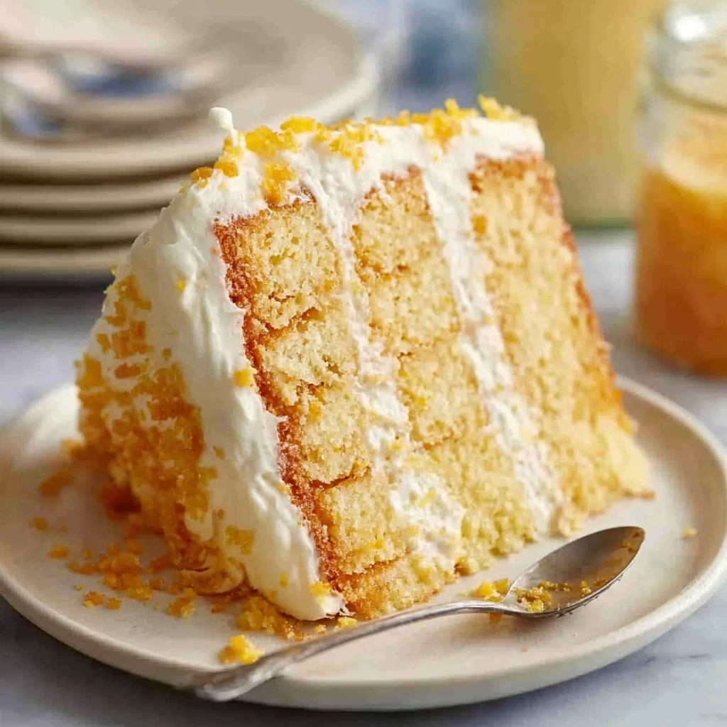 Layered Cornbread Cake with Whipped Honey Butter Frosting Recipe - Recipe Image