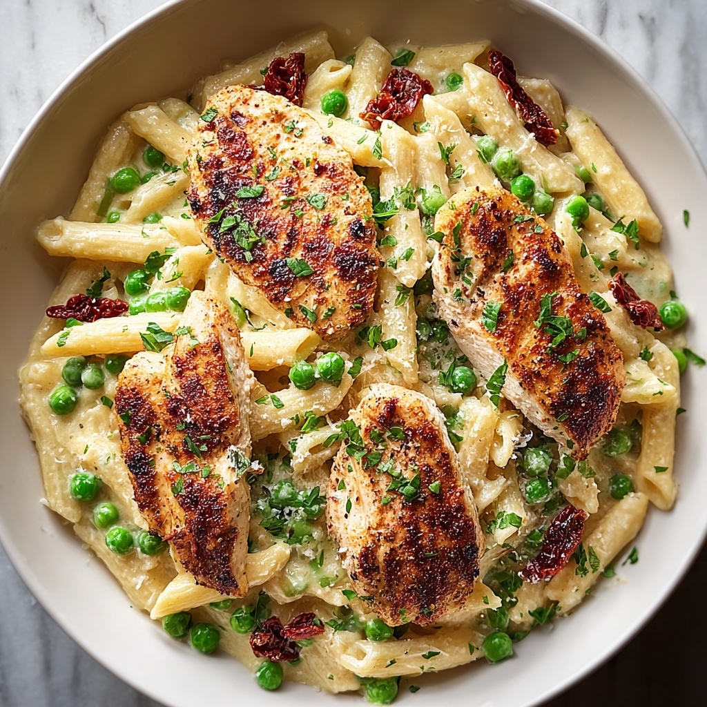 Garlic Parmesan Chicken Pasta Recipe - Recipe Image