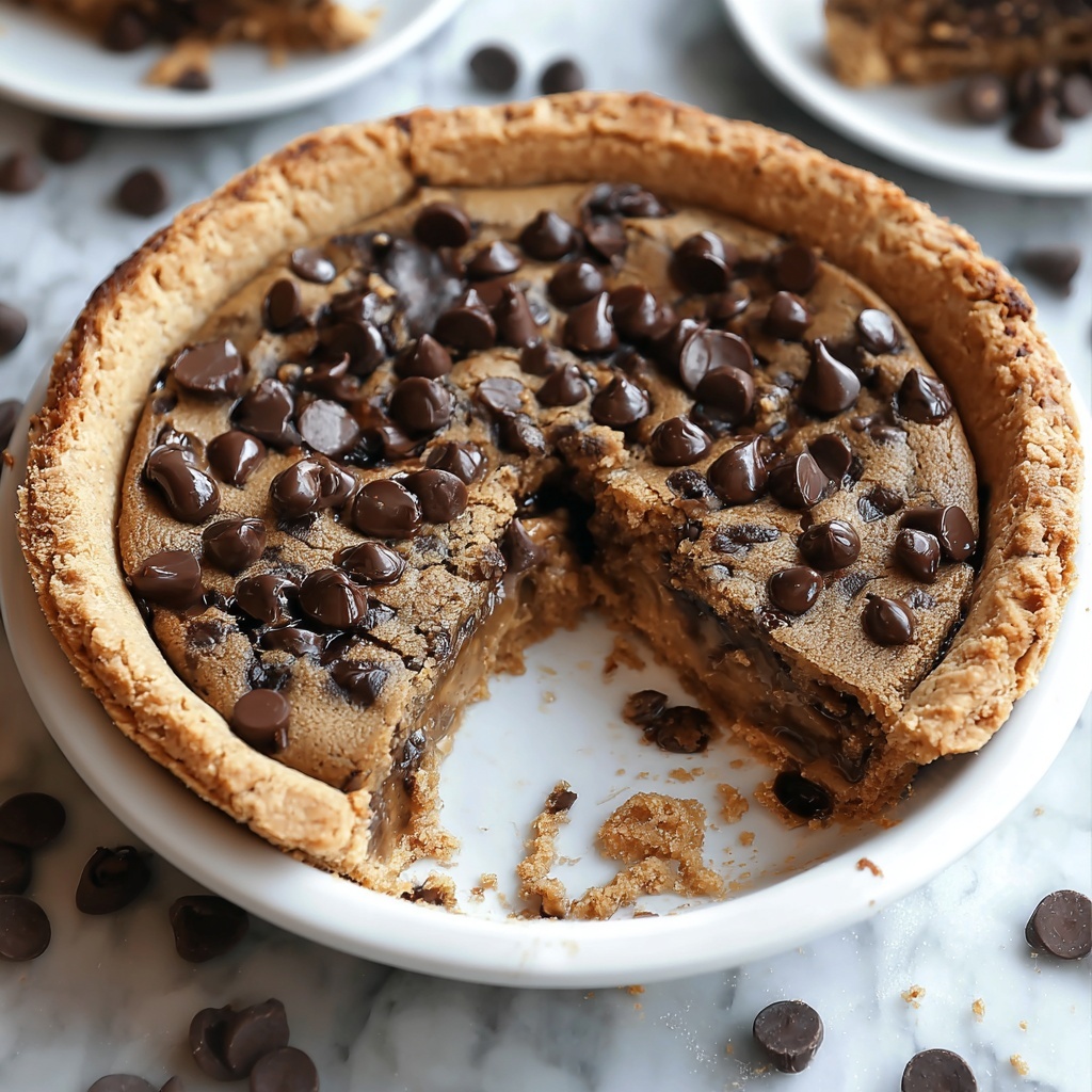 Deep Dish Cookie Pie Recipe - Recipe Image
