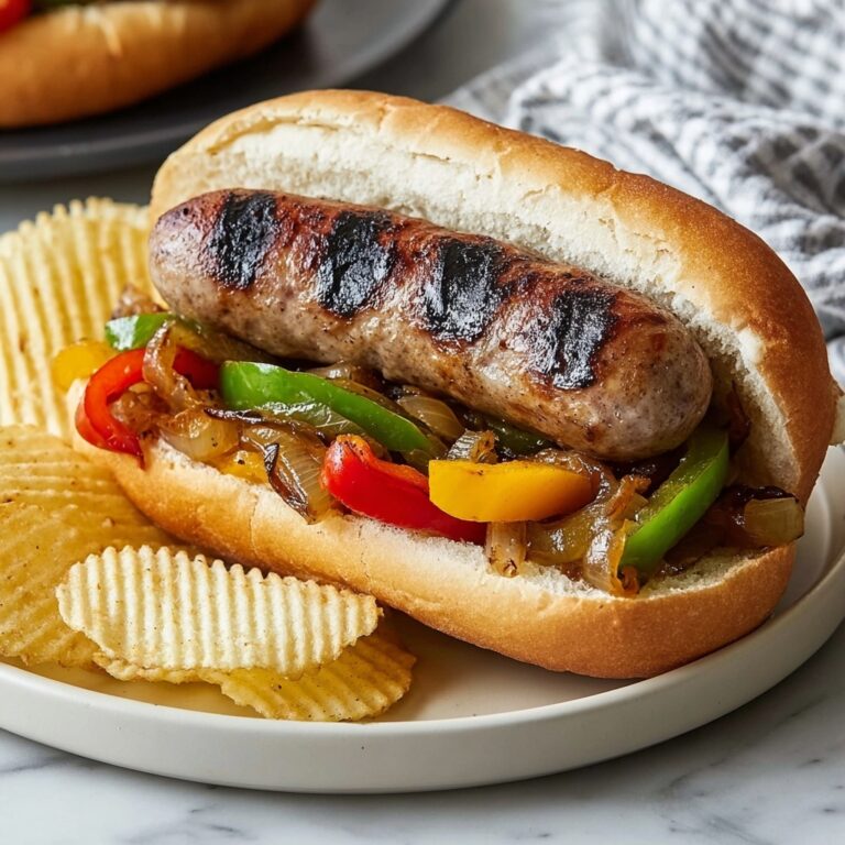 Sausage, Peppers, and Onions Sandwiches Recipe