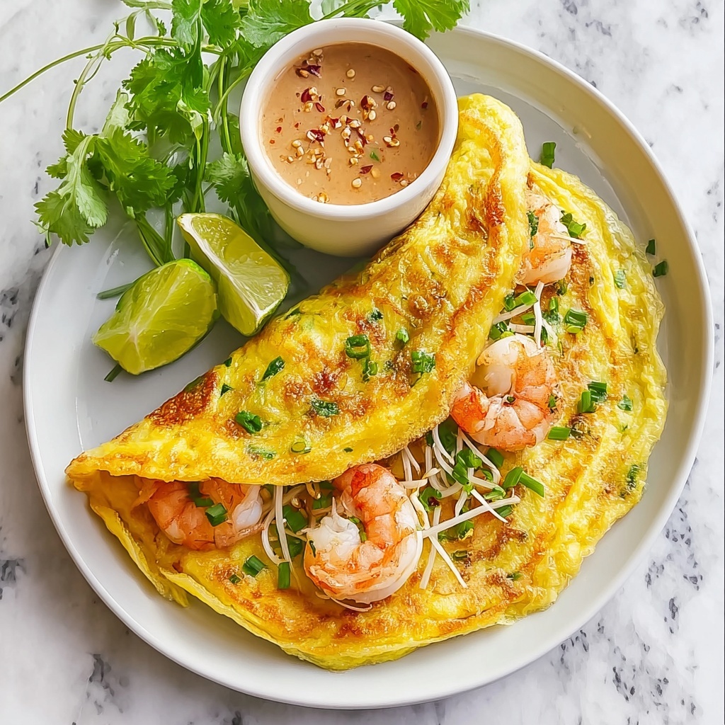 Easy Vietnamese Pho-Style Banh Xeo Pancakes Recipe - Recipe Image