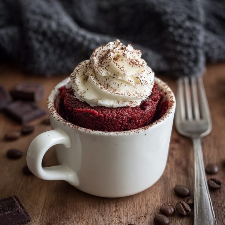 Keto Red Velvet Mug Cake Recipe