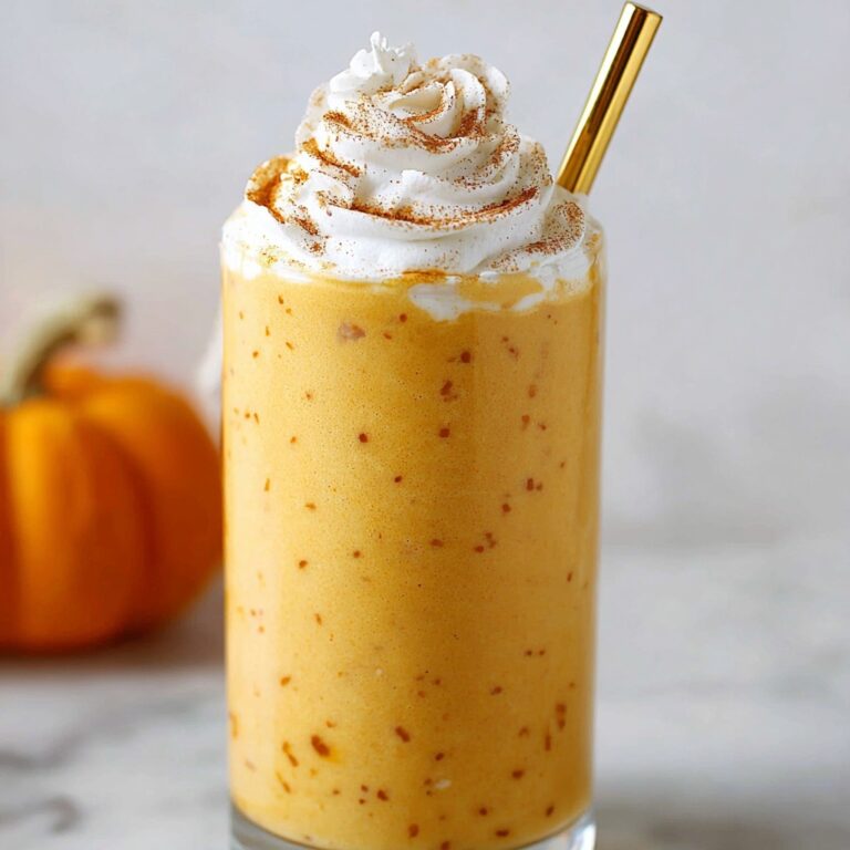 Creamy Pumpkin Smoothie with White Chocolate Hazelnut Spread Recipe