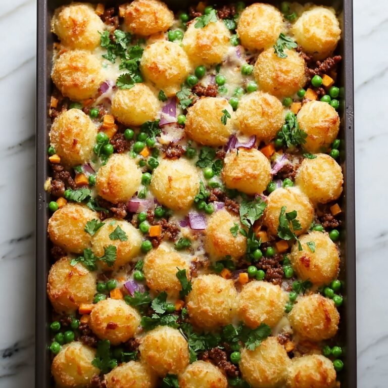 Samosa Tater Tot Casserole Recipe