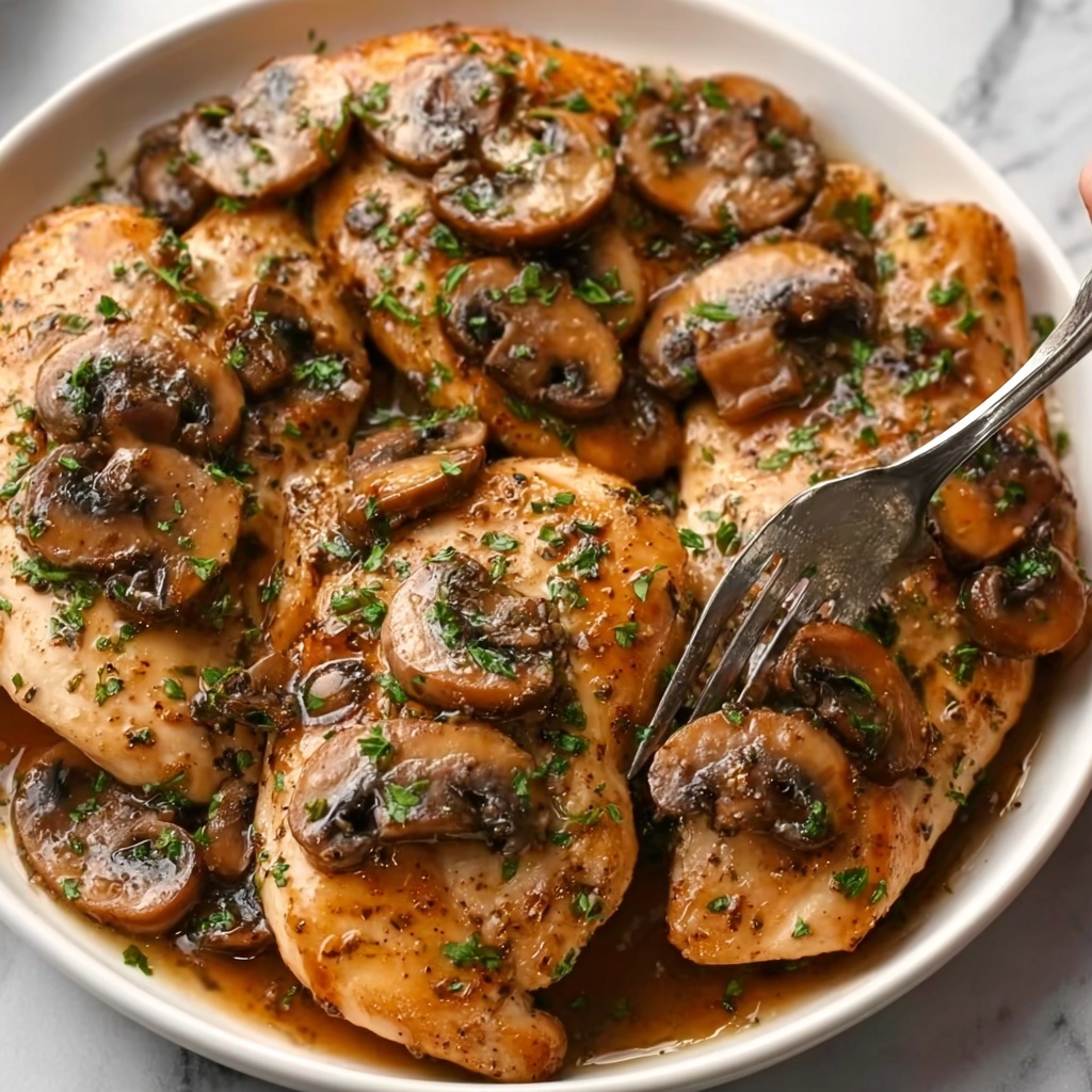 Black Pepper Chicken with Mushrooms Recipe - Recipe Image