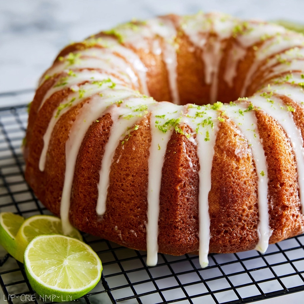 Key Lime Bundt Cake Recipe - Recipe Image