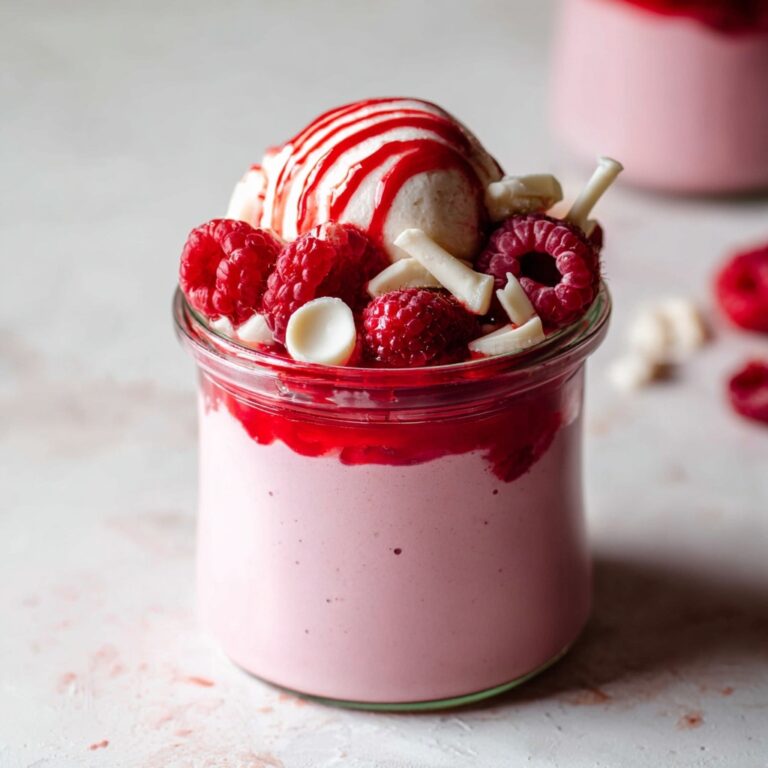 Vegan Raspberry White Chocolate Mousse Recipe