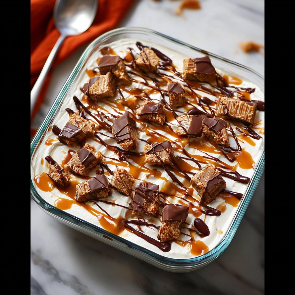 TWIX Ice Cream Cake Recipe - Recipe Image