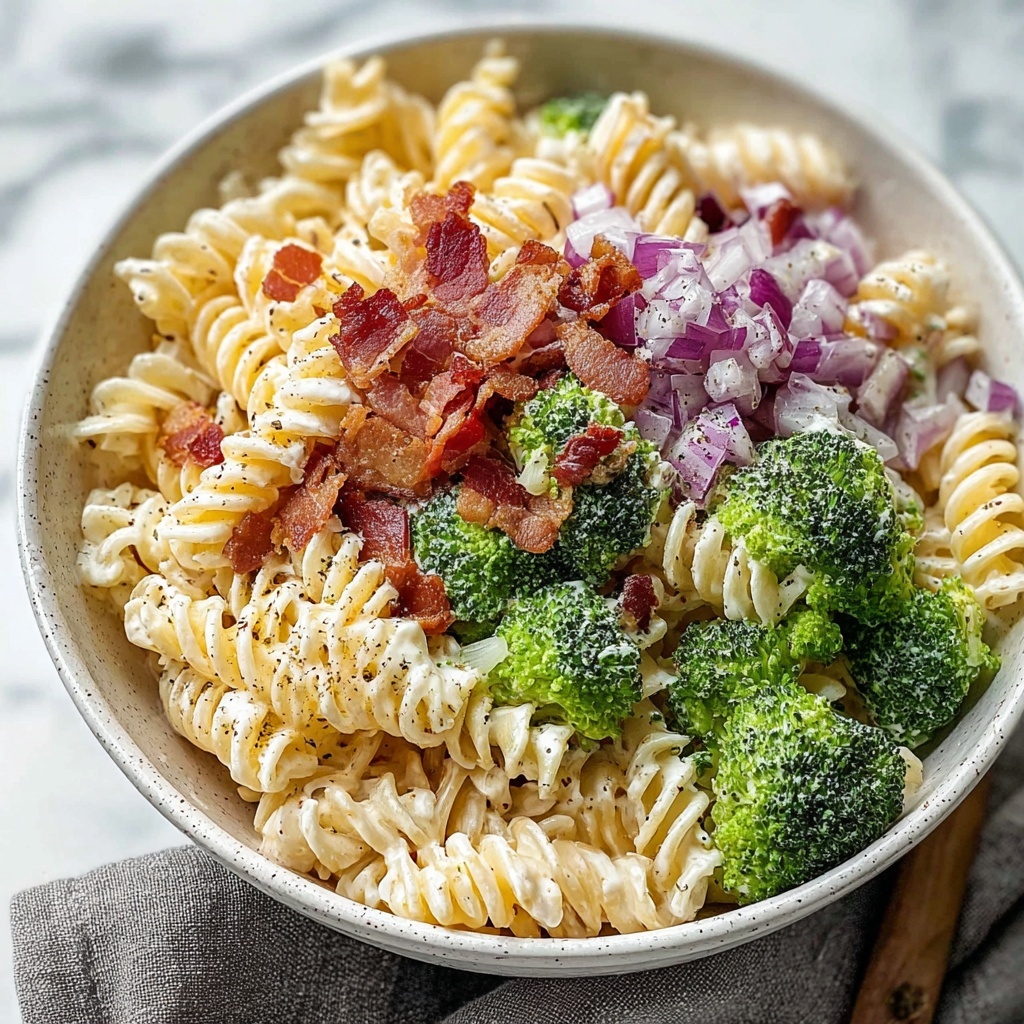 Broccoli Pasta Salad with Sun-Dried Tomatoes, Kalamata Olives, and Feta Recipe - Recipe Image