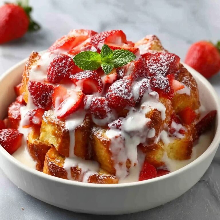 Strawberries & Cream French Toast Casserole Recipe