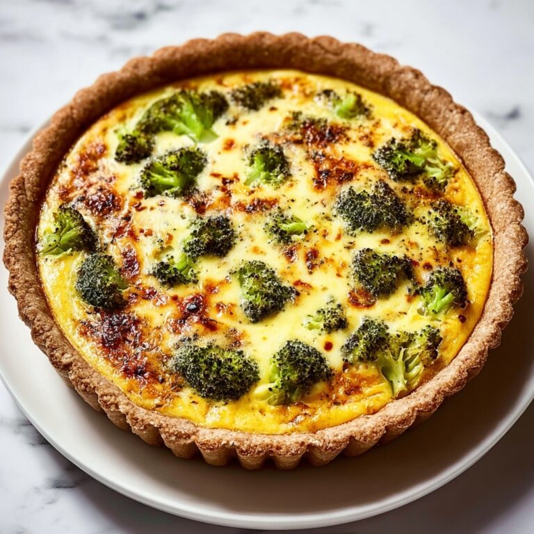 Broccoli Cheddar Quiche Recipe
