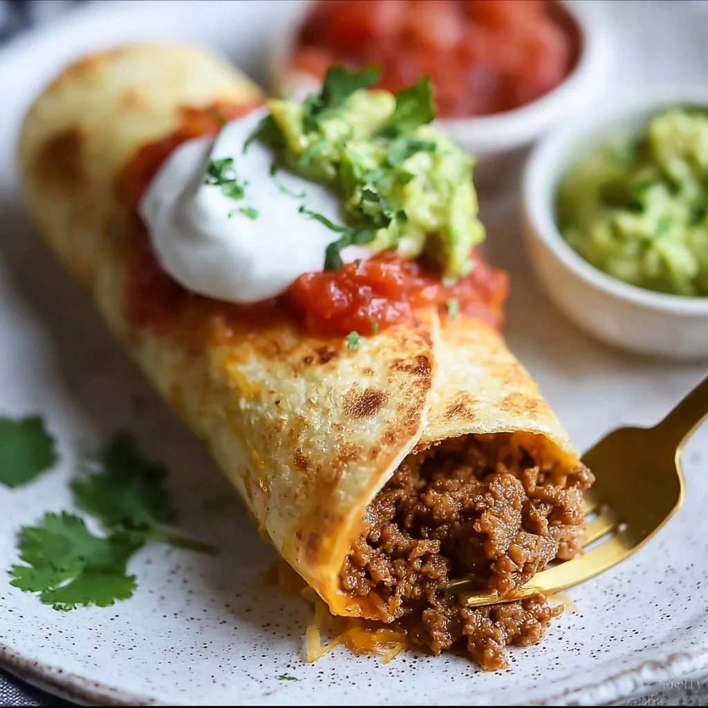 Cheesy Beef Taquitos Recipe - Recipe Image