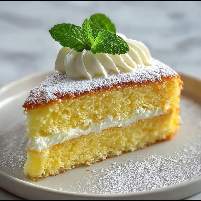 Lemon Custard Cloud Cake Recipe