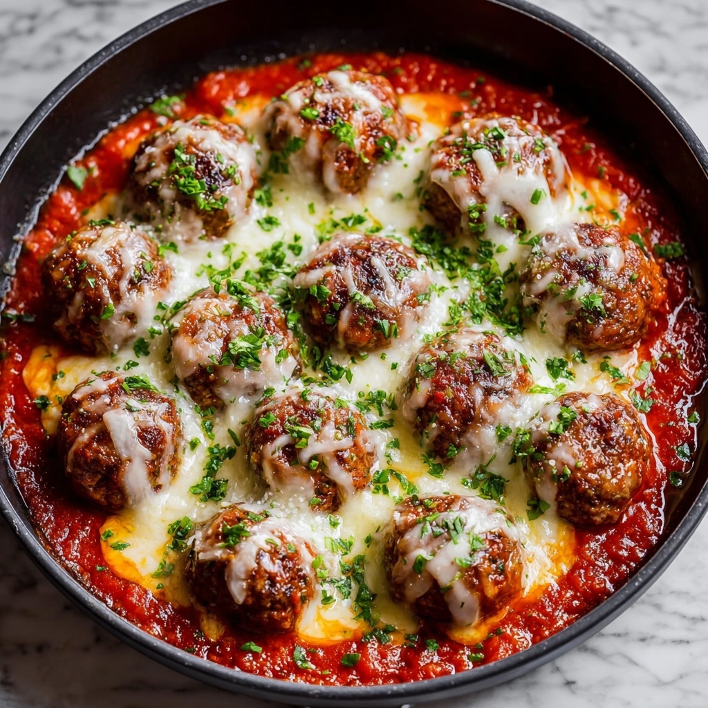 Meatballs Parmesan Casserole Recipe - Recipe Image