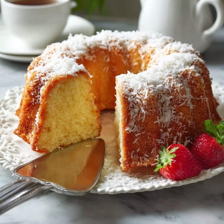 Delicious Coconut Cream Cheese Pound Cake Recipe