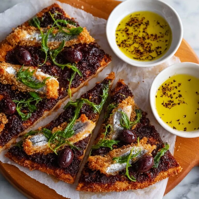 Sardine & Olive Tapenade Keto Flatbread Recipe