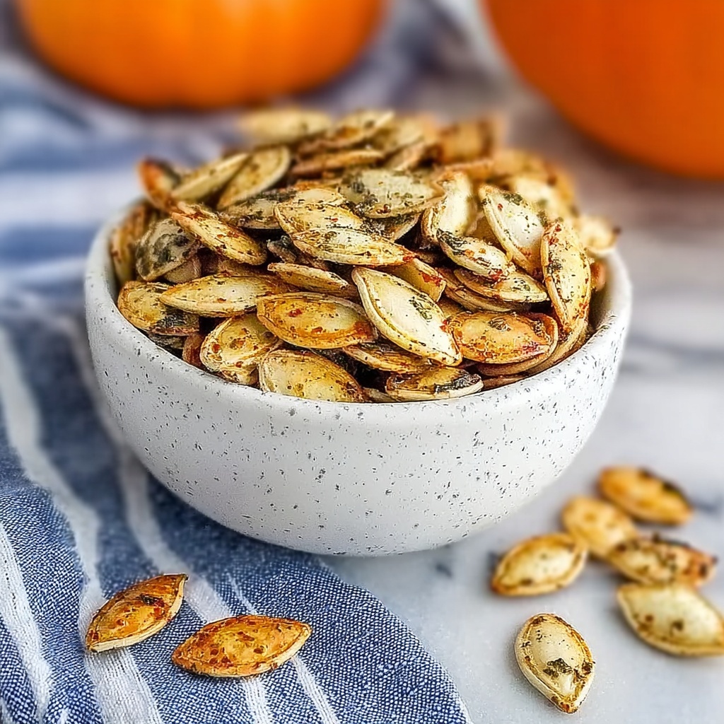 Cajun Roasted Pumpkin Seeds Recipe - Recipe Image