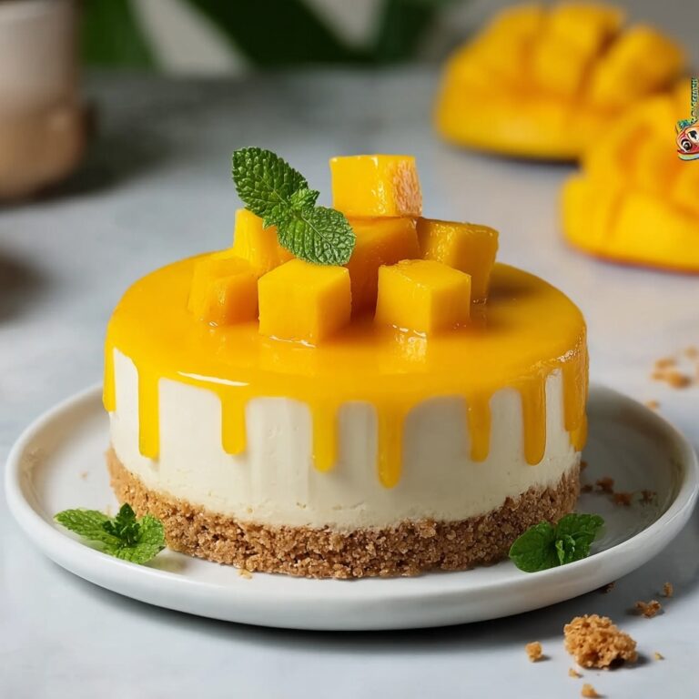 No Bake Mango Cheesecake Recipe